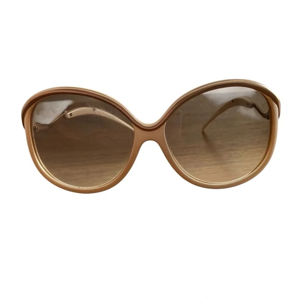 ROBERTO CAVALLI | ‘Cedro 601S’ Ivory & Brown Gradient Sunglasses Italy - Picture 7 of 7